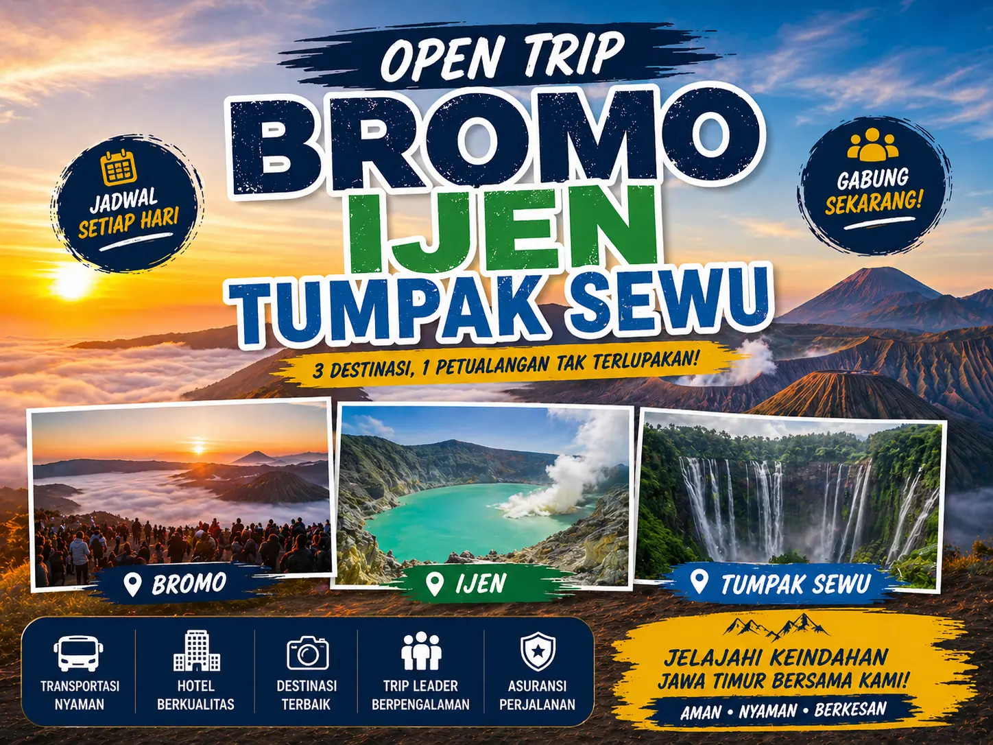 Bromo Ijen Tumpak Sewu