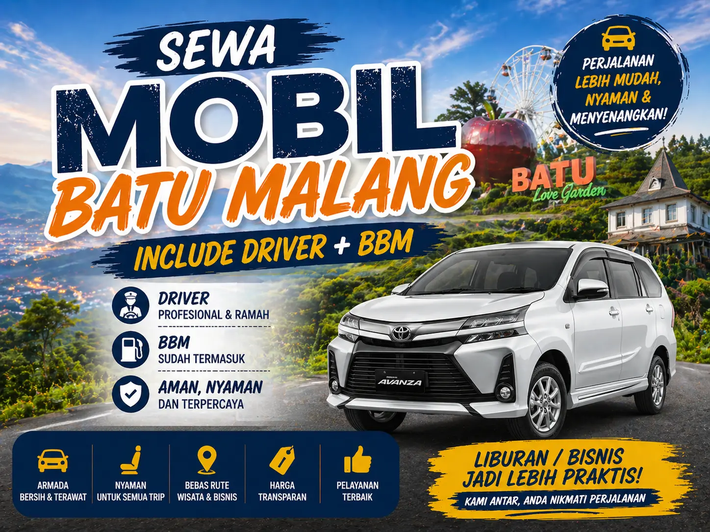 Sewa Mobil Batu Malang