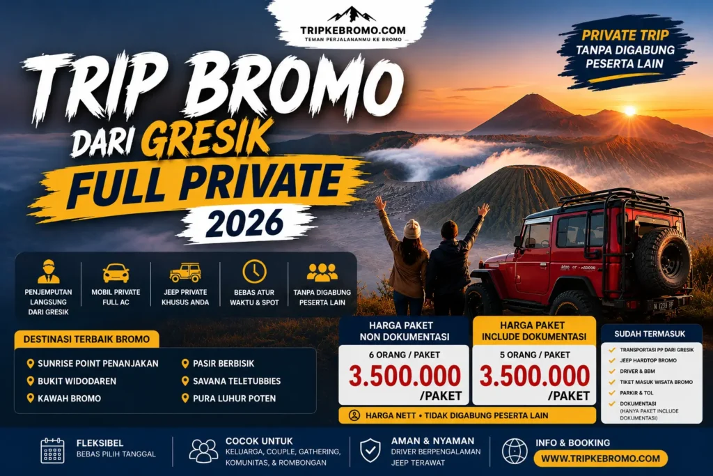 trip bromo dari gresik